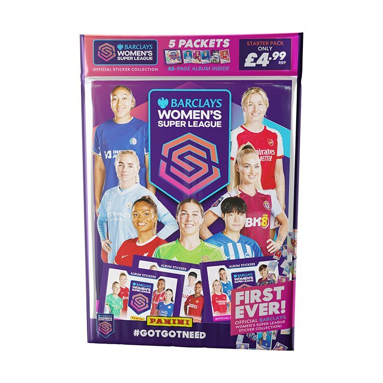 PaniniBarclays Women’s Super League 2023/24 Sticker CollectionProduct: Starter Pack (5 Packs)Sticker CollectionEarthlets