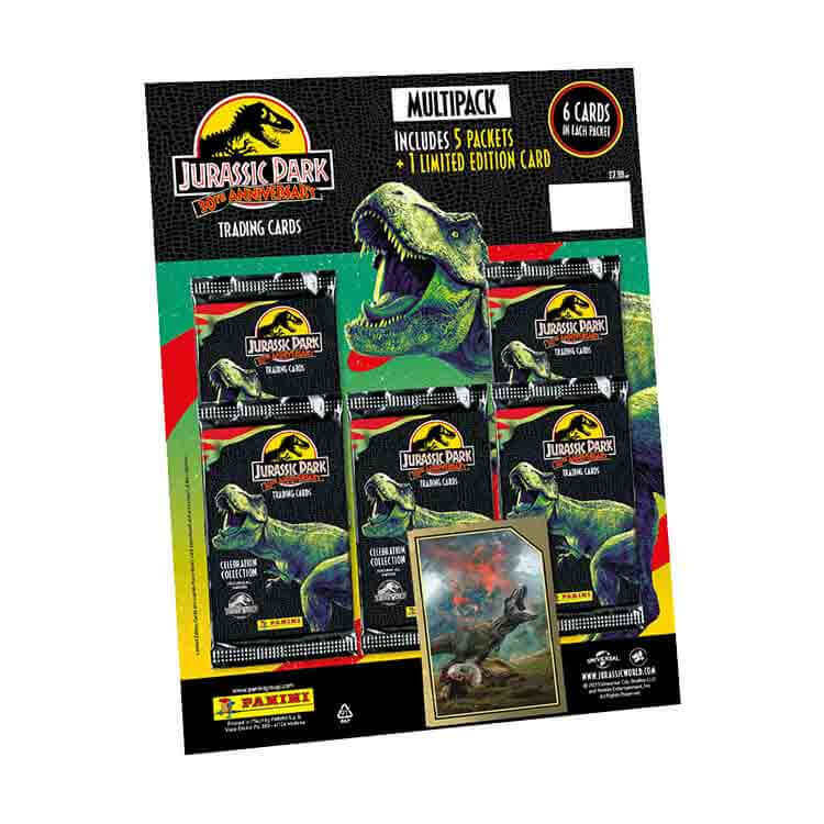 PaniniJurassic World Anniversary Trading Card CollectionProduct: Multipack (5 Cards)Trading Card CollectionEarthlets
