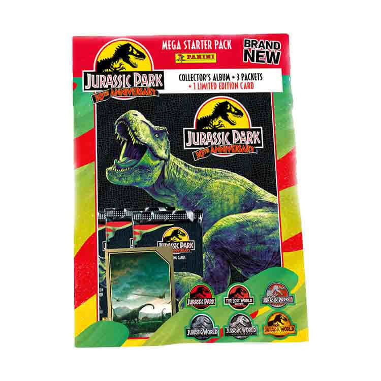 PaniniJurassic World Anniversary Trading Card CollectionProduct: Starter Pack (3 Packs)Trading Card CollectionEarthlets